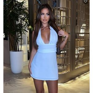 White Fox Sweet Fantasy Mini Dress White